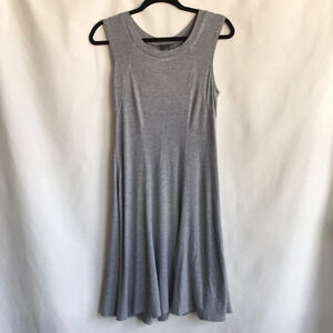 Chelsea & Theodore gray fit and flare dress, S